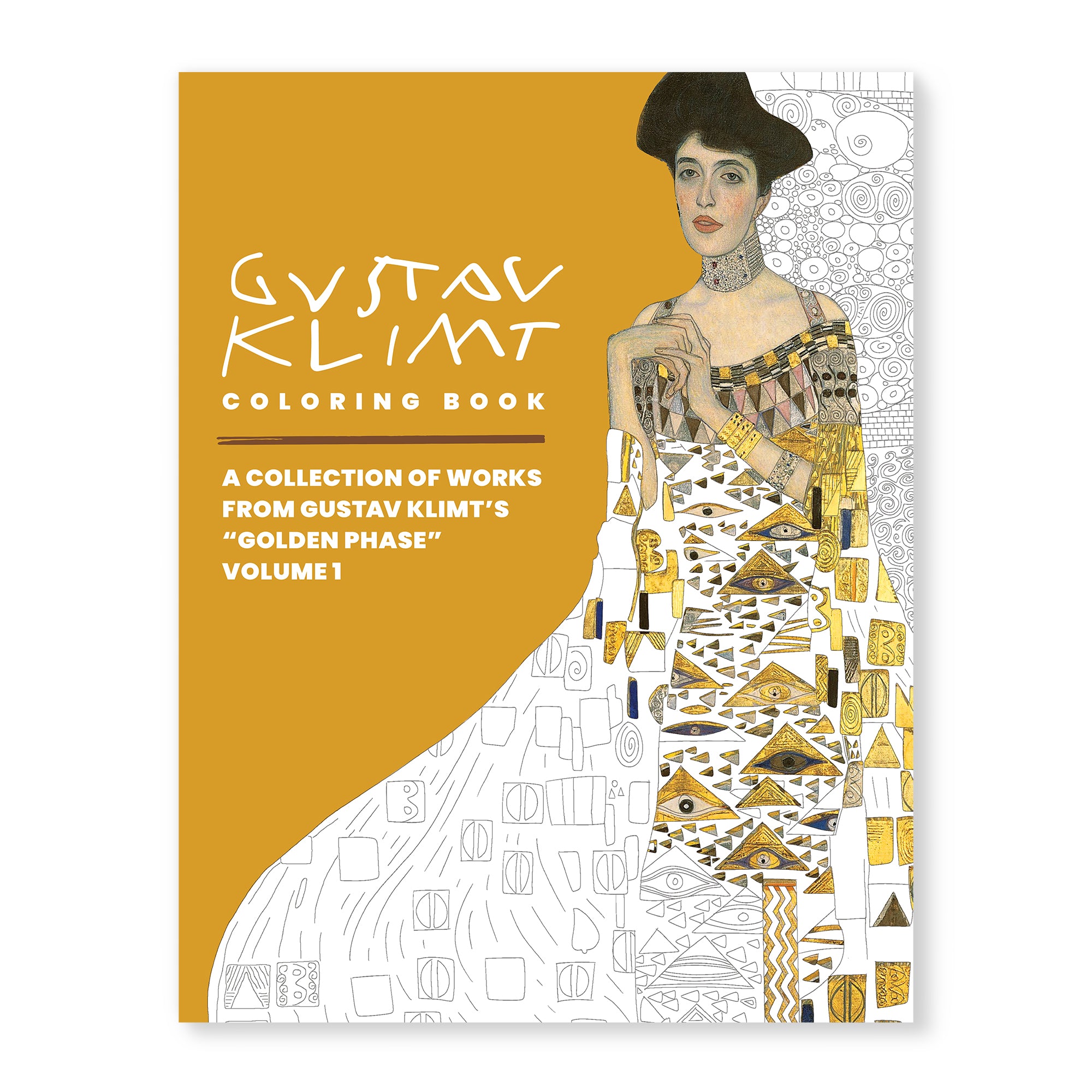 Gustav Klimt Coloring Book: A Collection of Works from the "Golden Phase” Vol 1