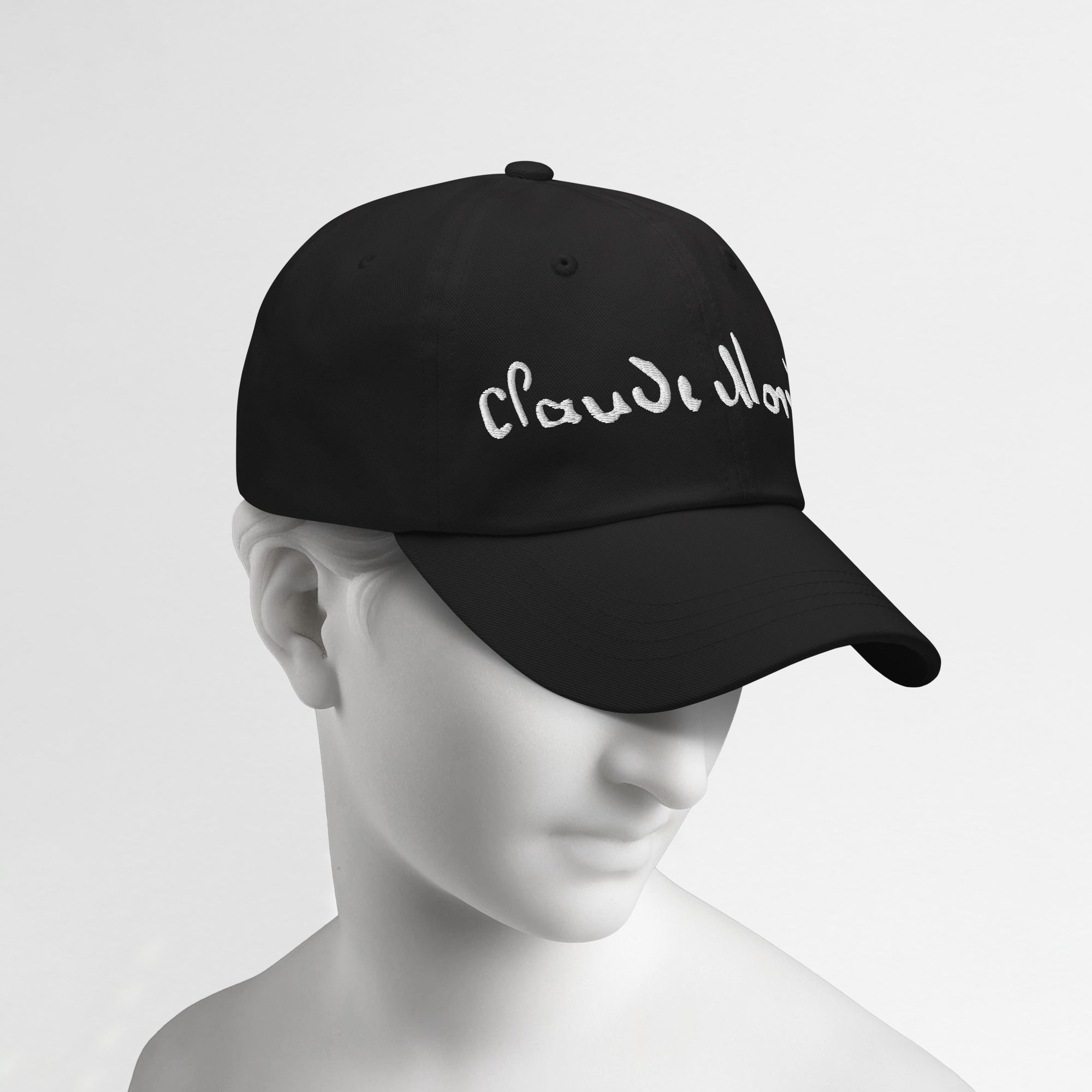 Claude Monet, Embroidered Signature Classic Dad Hat