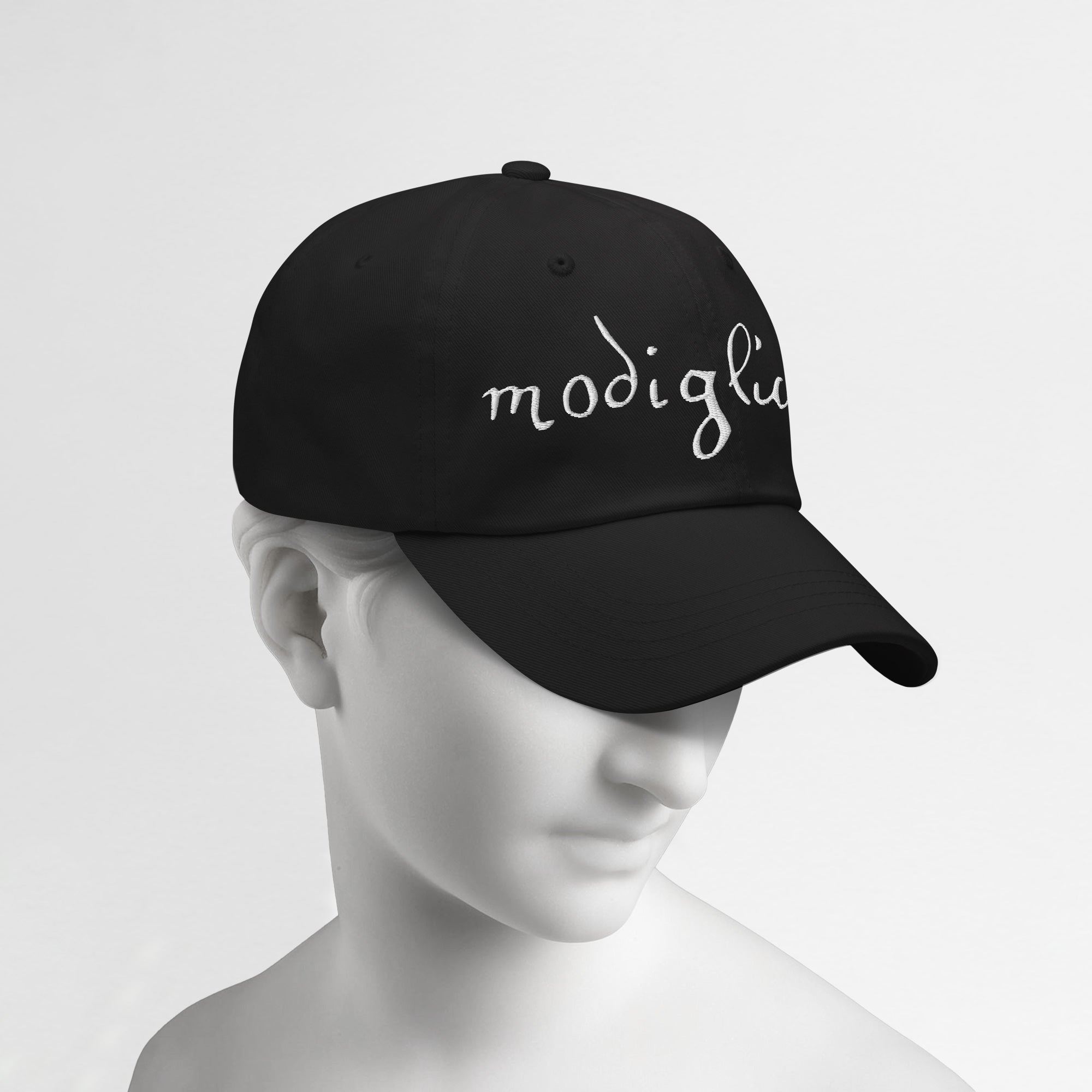 Amedeo Modigliani, Embroidered Signature Classic Dad Hat